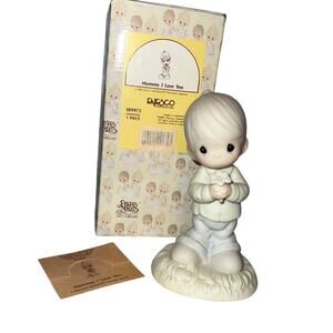 Vintage 1987 Precious Moments Mommy I Love You Porcelain Figurine 109975